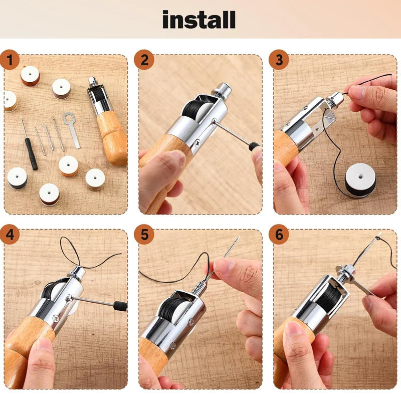 LeathraSet – Complete Leather Stitching Tool Kit