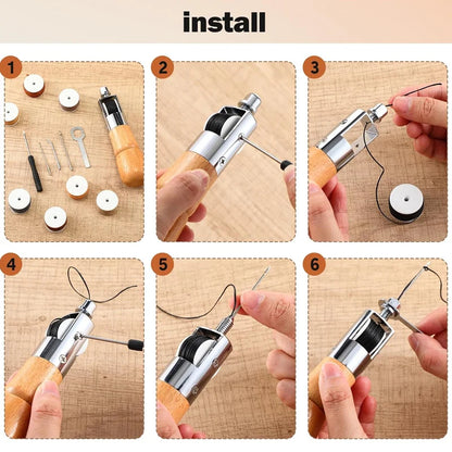 LeathraSet – Complete Leather Stitching Tool Kit