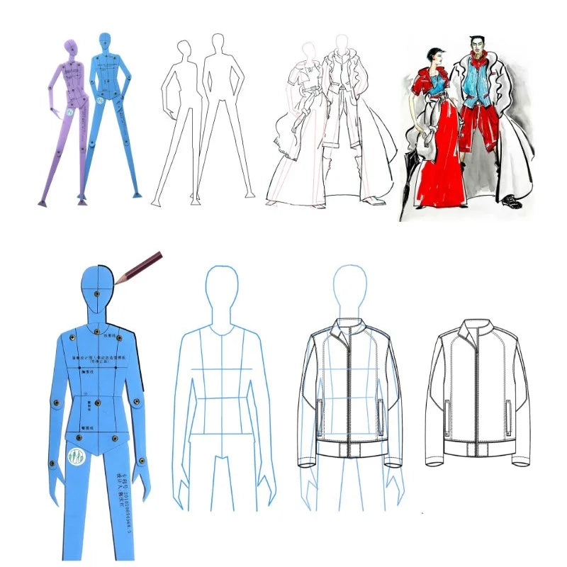 DesignForm – Fashion Figure & Patchwork Ruler Set