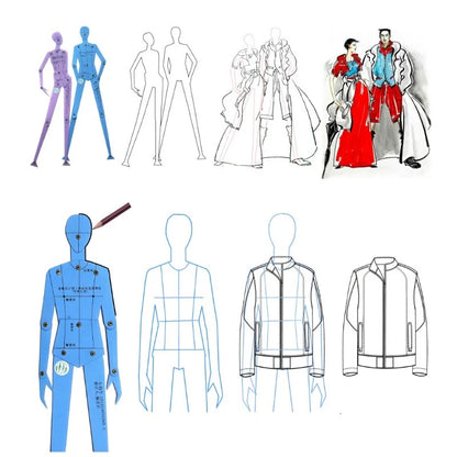 DesignForm – Fashion Figure & Patchwork Ruler Set