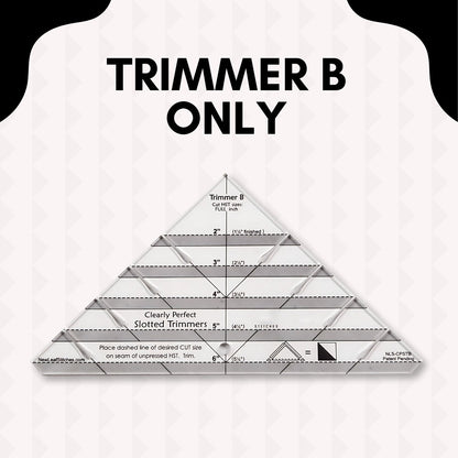 Slotted Ruler For Perfect Triangles